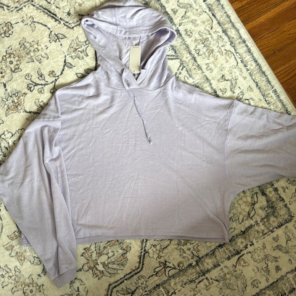 Purple crop top